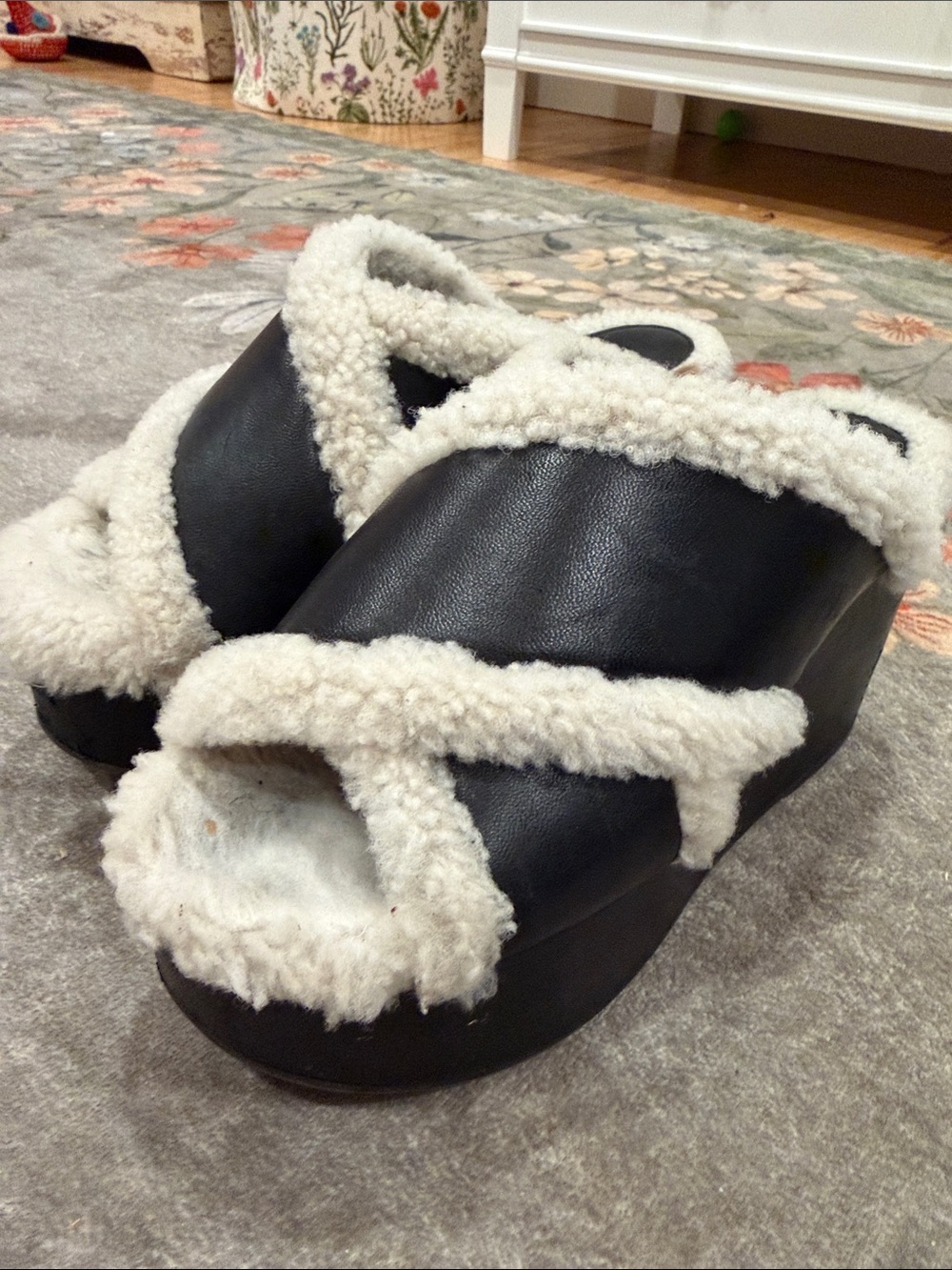 BRUNELLO CUCINELLI wedges w shearling lining